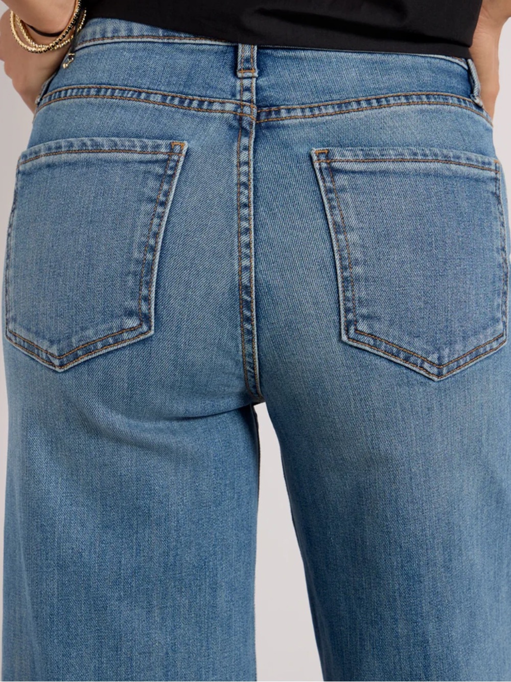KUT FROM THE KLOTH Ryan Fab Ab Super Wide Leg Jean Size 6 - Picture 4 of 13